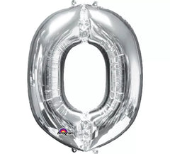 Ballon en lettre avec lettre d'argent de 86 cm