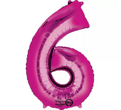 Ballon Métallisé Fuchsia Numéro 6