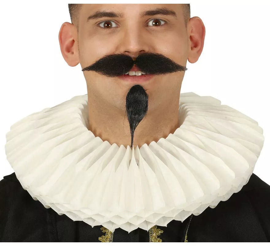 Translation missing: fr.Gorguera o Cuello Cervantino Blanco de Papel