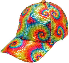 Casquette des années 80 à paillettes