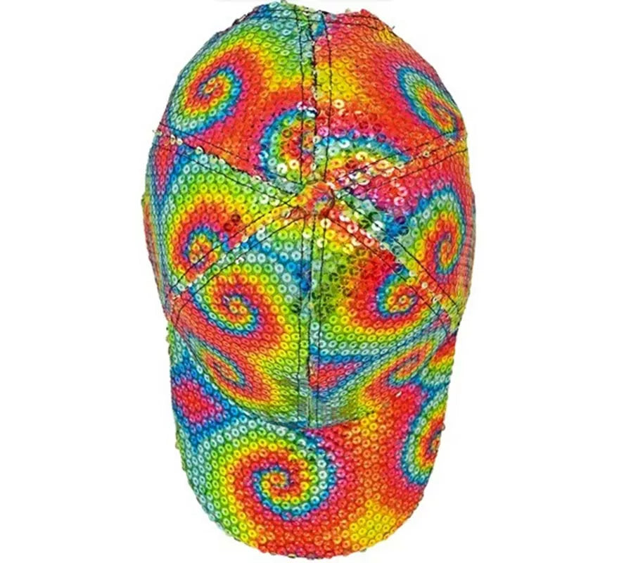 Gorra Años 80 con Lentejuelas