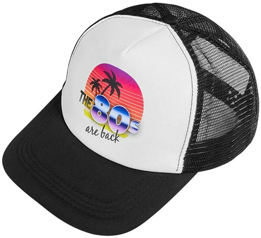 Translation missing: fr.Gorra Años 80 'The 80s are back' para adultos
