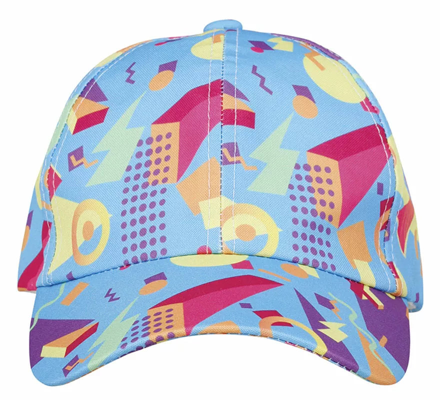 Translation missing: fr.Gorra Azul con estampado de los Años '80