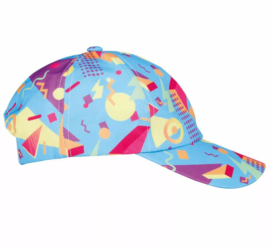 Translation missing: fr.Gorra Azul con estampado de los Años '80