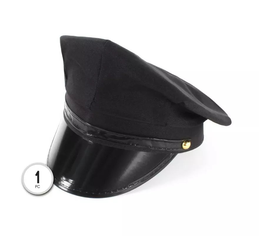 Translation missing: fr.Gorra de Chofer negra adulto