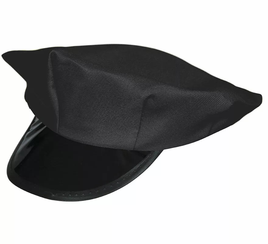 Translation missing: fr.Gorra de Chofer negro adulto