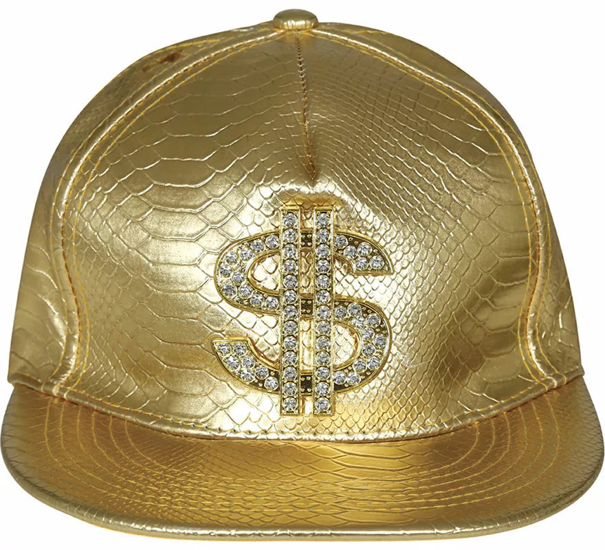 Translation missing: fr.Gorra de Dollar dorado adulto