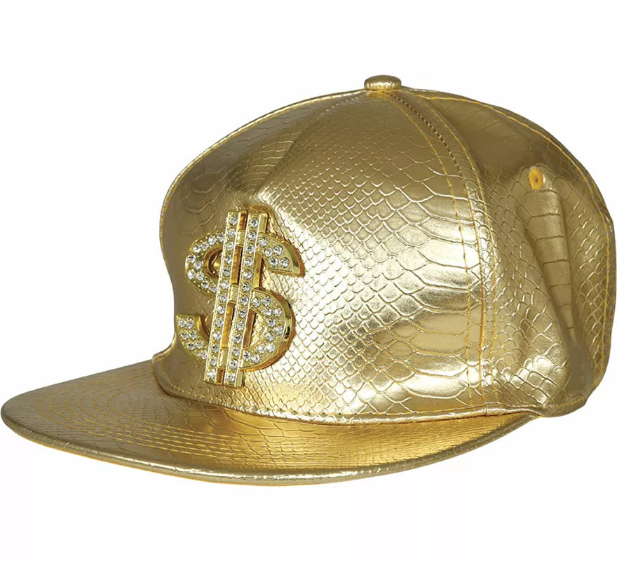 Translation missing: fr.Gorra de Dollar dorado adulto
