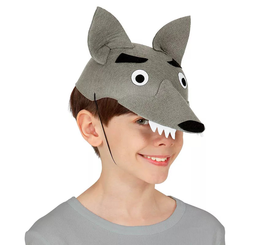 Translation missing: fr.Gorra de Lobo de Fieltro para niños