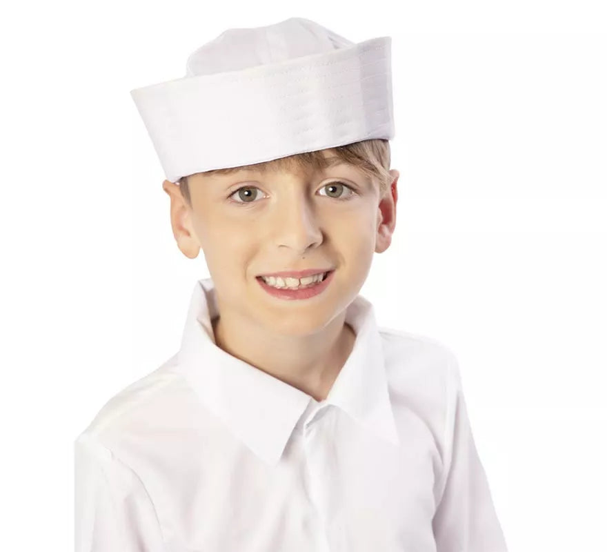 Translation missing: fr.Gorra de Marinero blanco infantil