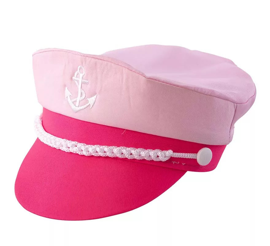 Translation missing: fr.Gorra de Marinero rosa adulto de 25x18x12 cm