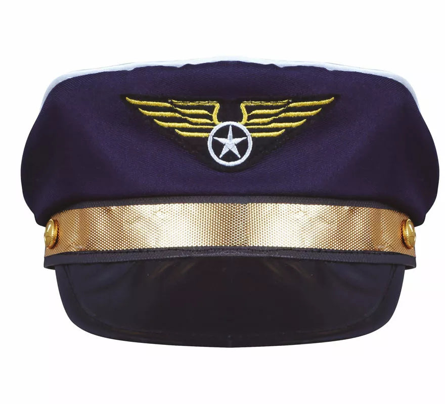 Translation missing: fr.Gorra de Piloto con Insignia Dorada Infantil
