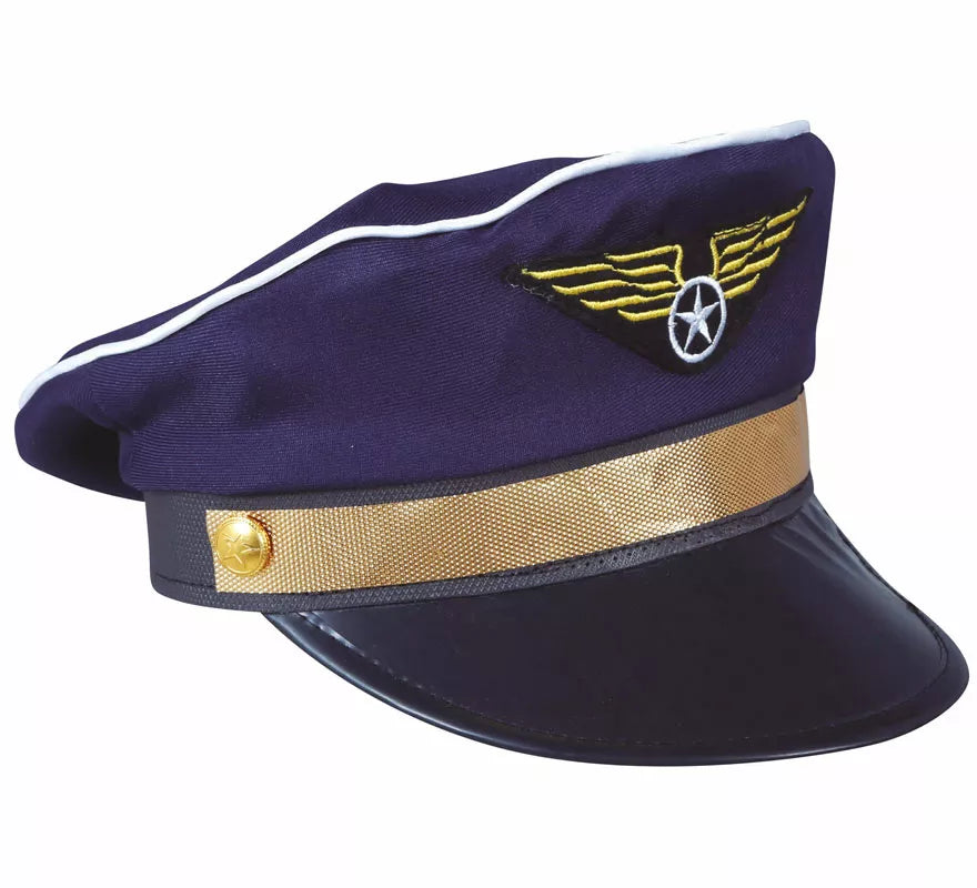 Translation missing: fr.Gorra de Piloto con Insignia Dorada Infantil