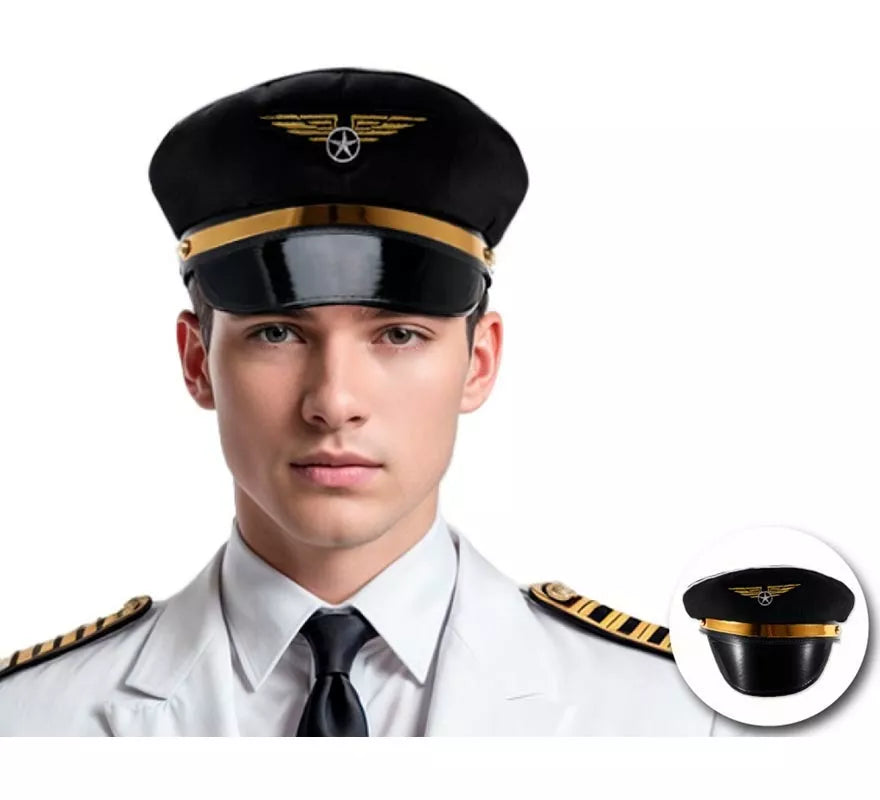Translation missing: fr.Gorra de Piloto de Avión adulto