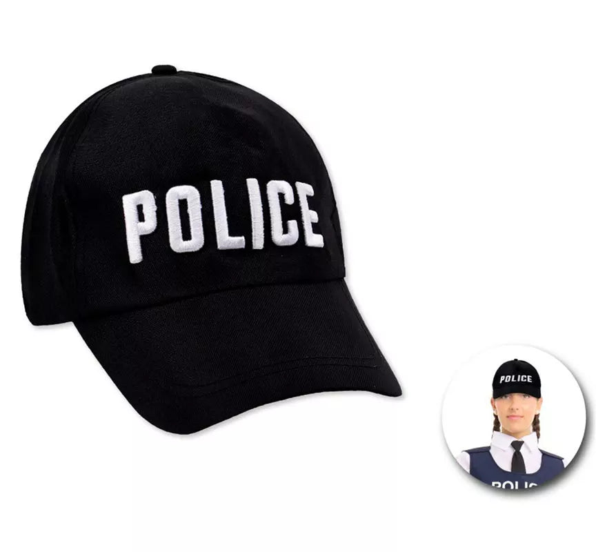 Translation missing: fr.Gorra de Police negra clásica