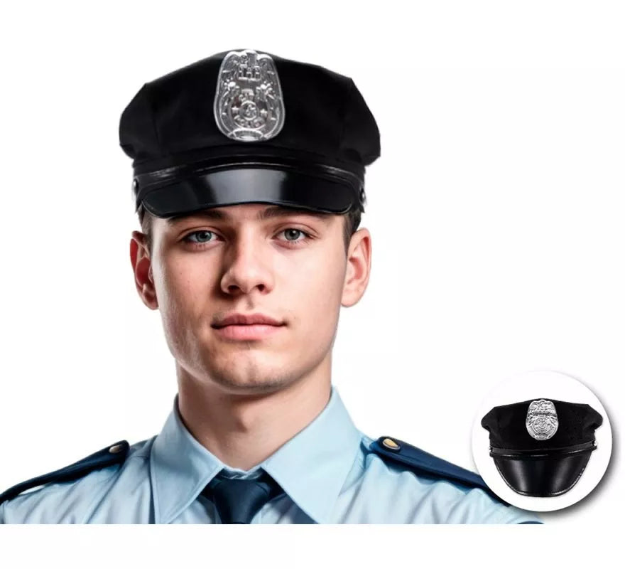 Translation missing: fr.Gorra de Policía ajustable adulto
