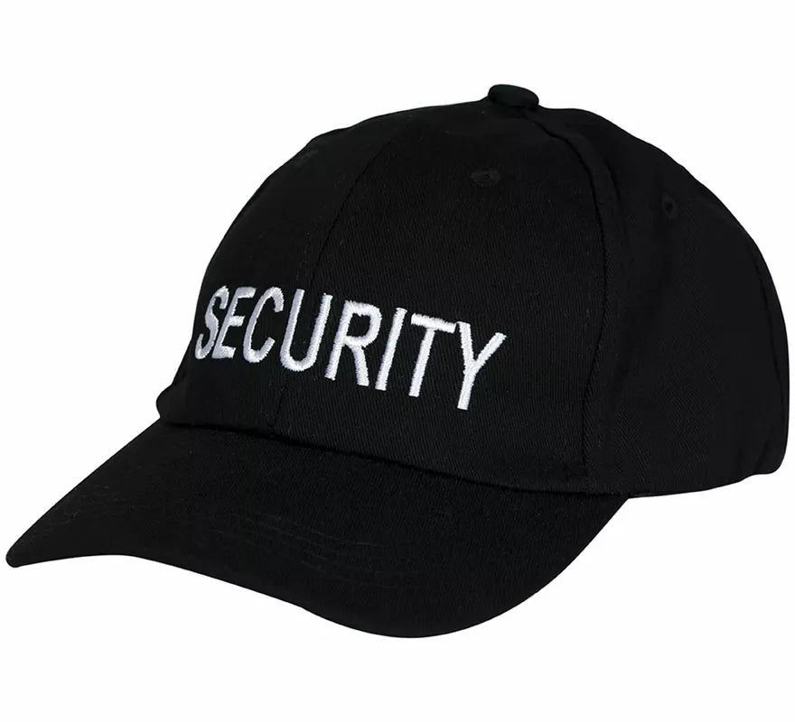 Translation missing: fr.Gorra de Security negra adulto