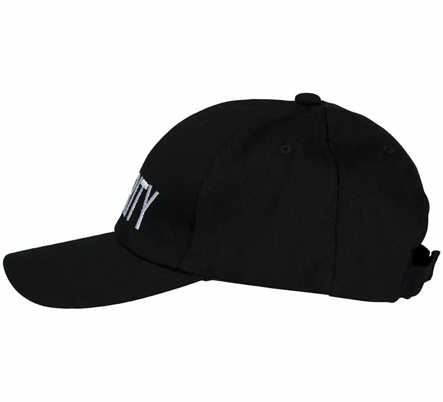 Gorra de Security negra adulto