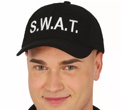 Casquette Swat noire adulte