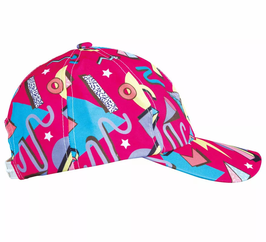 Translation missing: fr.Gorra Fucsia con estampado de los Años '80