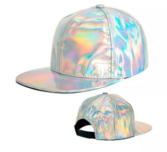 Casquette holographique métallique de différentes couleurs