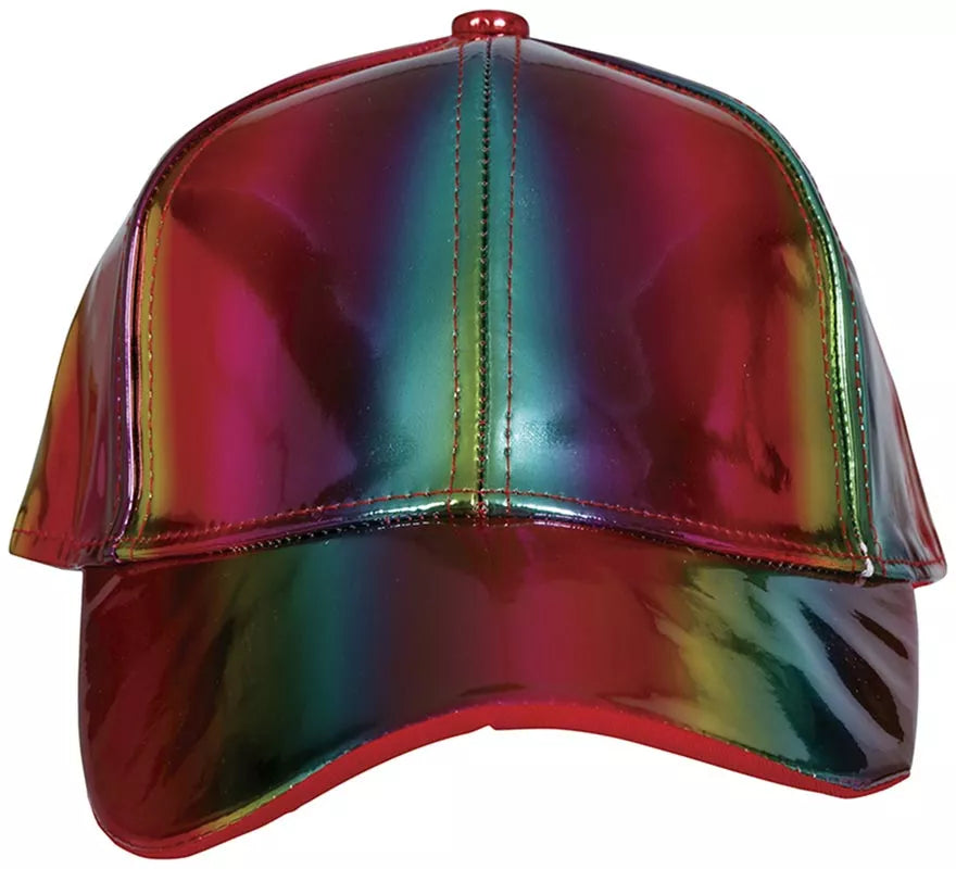 Translation missing: fr.Gorra Metalizada multicolor adulto
