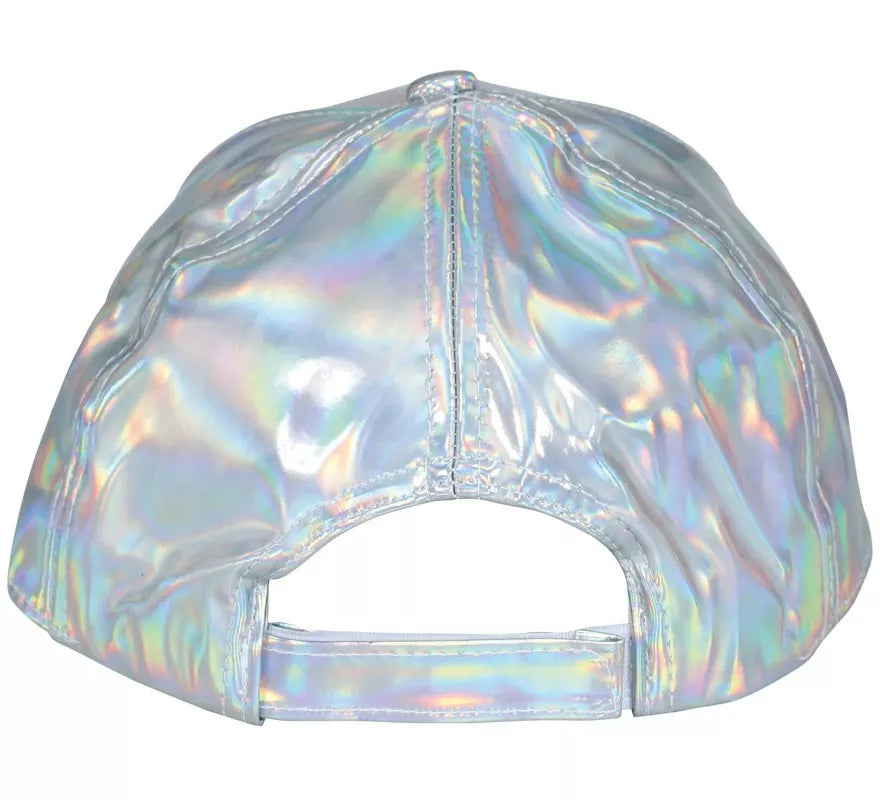 Translation missing: fr.Gorra Metalizada plateado adulto