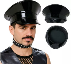 casquette de police noire