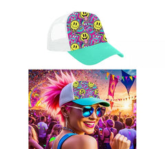 Casquette psychédélique acide