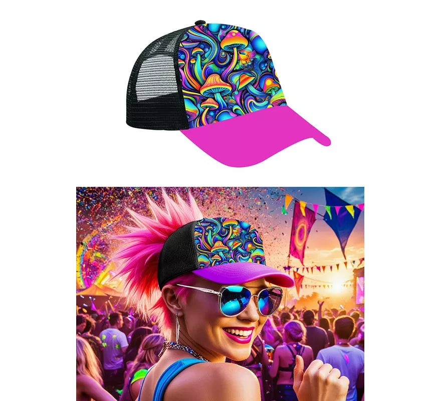 Translation missing: es.Gorra Psicodélica Setas