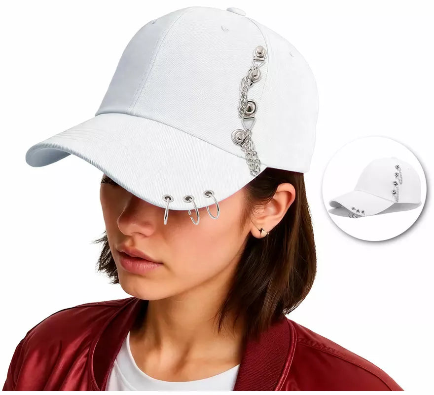 Translation missing: fr.Gorra Punk con Visera y Cadenas en varios colores