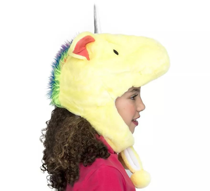 Translation missing: fr.Gorrito de Unicornio Amarillo con Cuerno