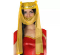 Gorro Árabe amarillo con Velo