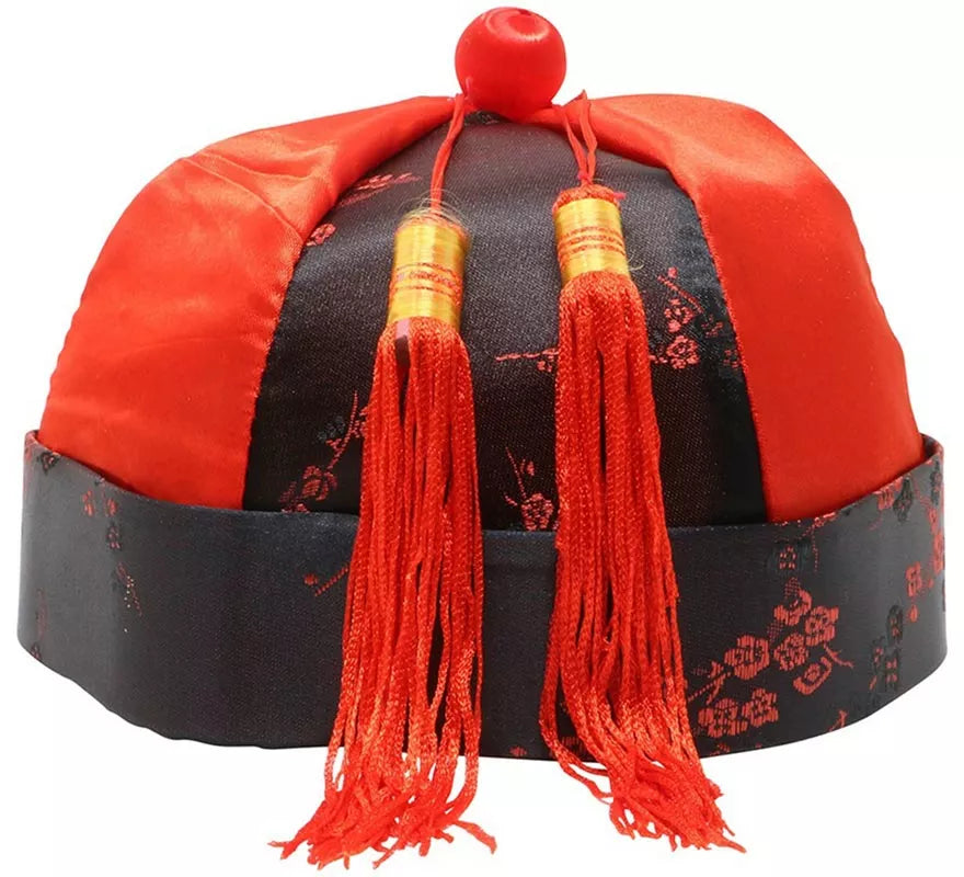 Translation missing: fr.Gorro Chino Mandarín con borla