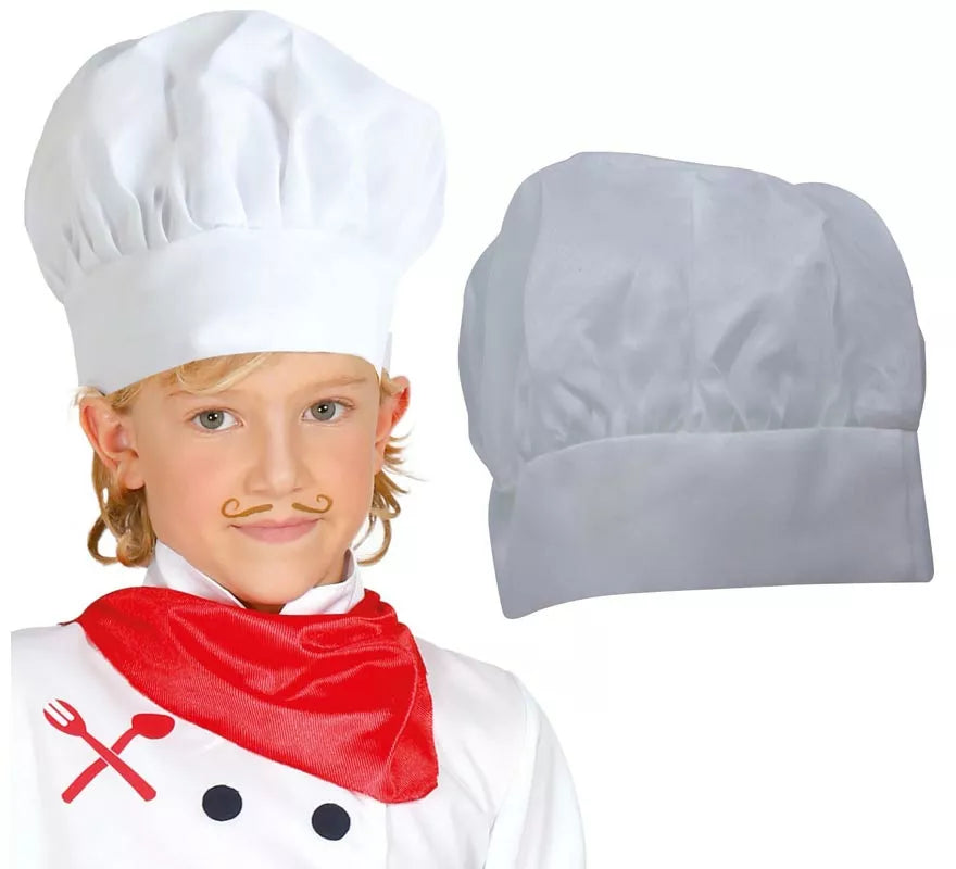 Translation missing: fr.Gorro Cocinero Blanco de Tela