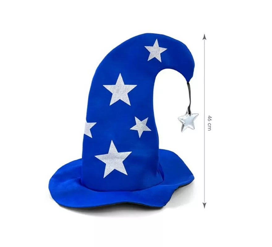 Translation missing: fr.Gorro de Brujo con Estrellas de 46 cm