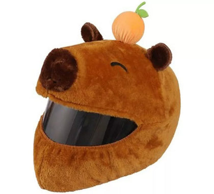 Gorro de Capibara para Cascos de Moto integrales
