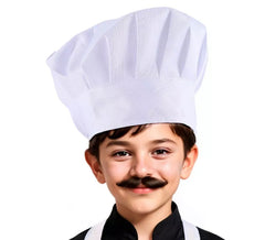Toque de chef blanche classique pour enfant