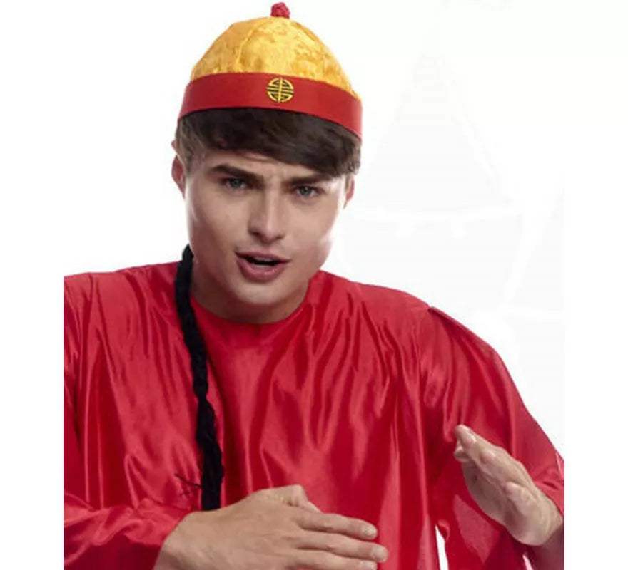 Translation missing: fr.Gorro de Chino Mandarín con Coleta