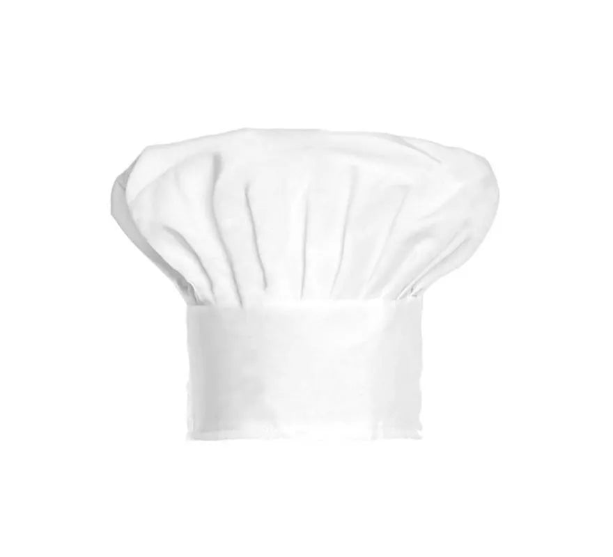 Translation missing: fr.Gorro de Cocinero blanco de 26 cm