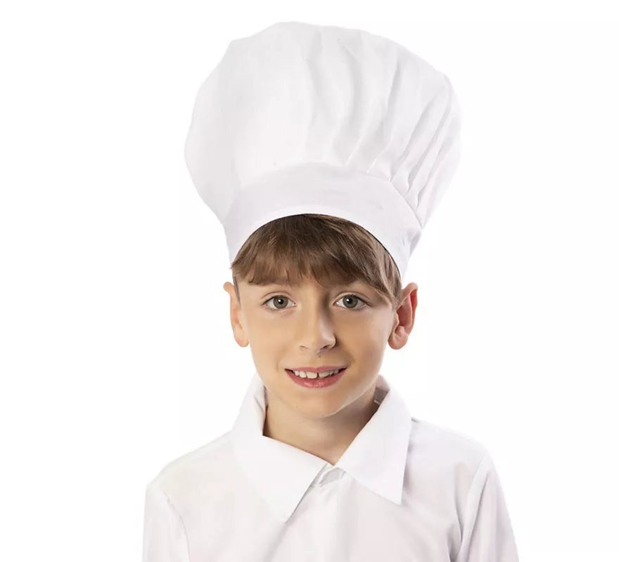 Translation missing: fr.Gorro de Cocinero blanco infantil