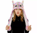 Gorro de Conejo con Oreja Móviles y Luz
