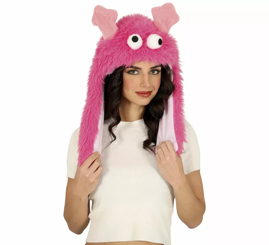 Translation missing: fr.Gorro de Monstruito rosa adulto