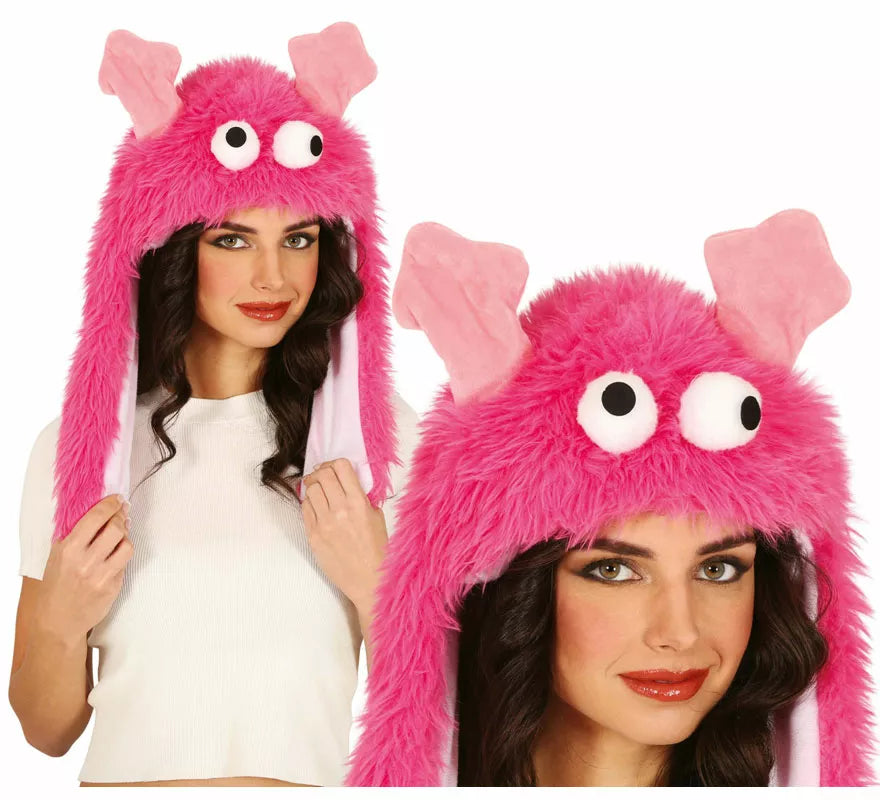 Translation missing: fr.Gorro de Monstruito rosa adulto