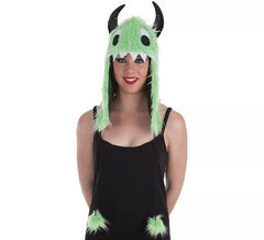 Casquette de Monstre Vert avec des cornes