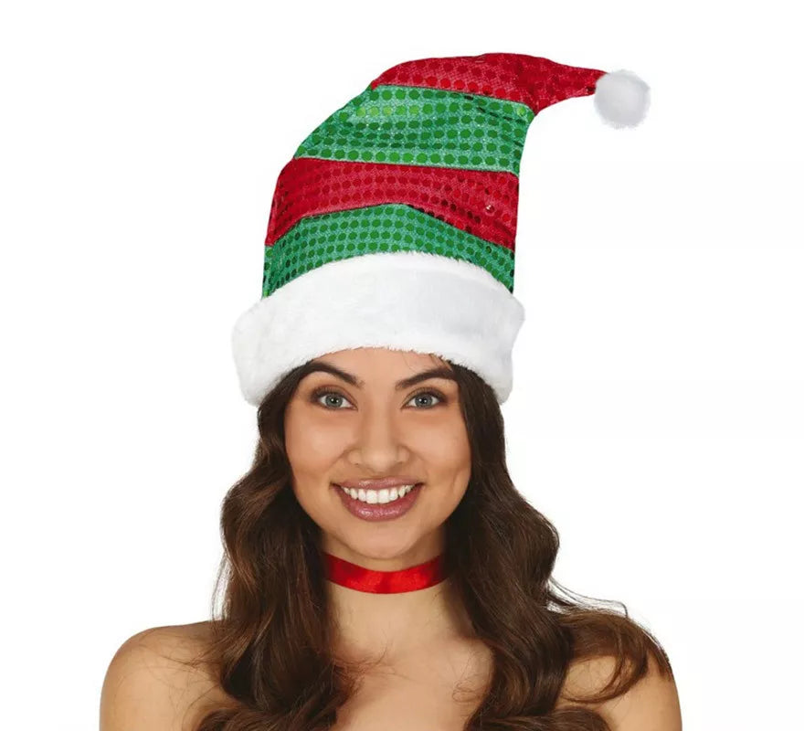 Translation missing: fr.Gorro de Noel Verde y Rojo