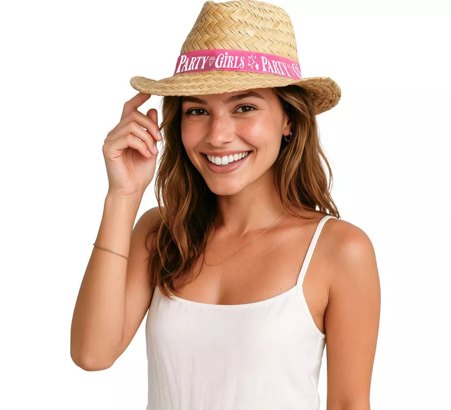 Gorro de Paja Party Girls