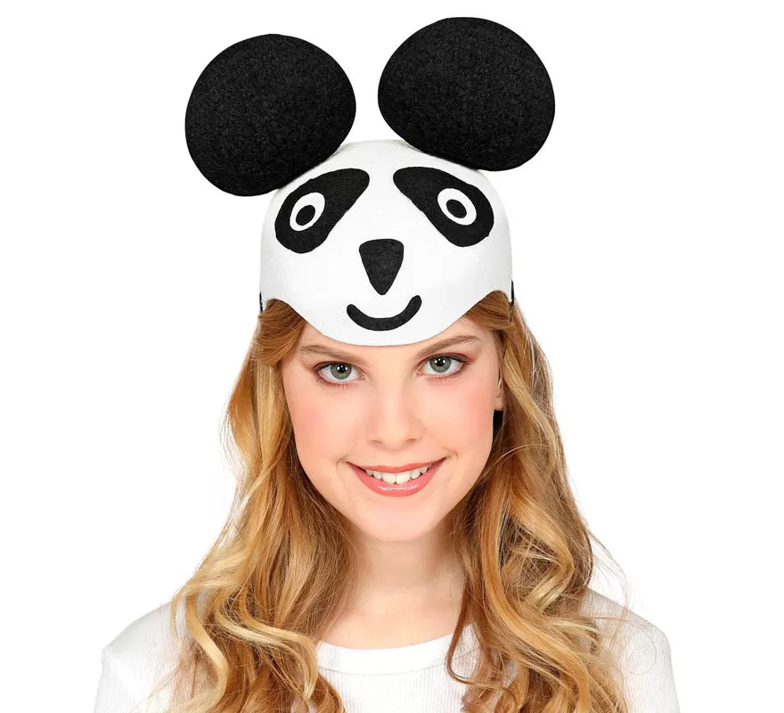Translation missing: fr.Gorro de Panda de Fieltro para niños