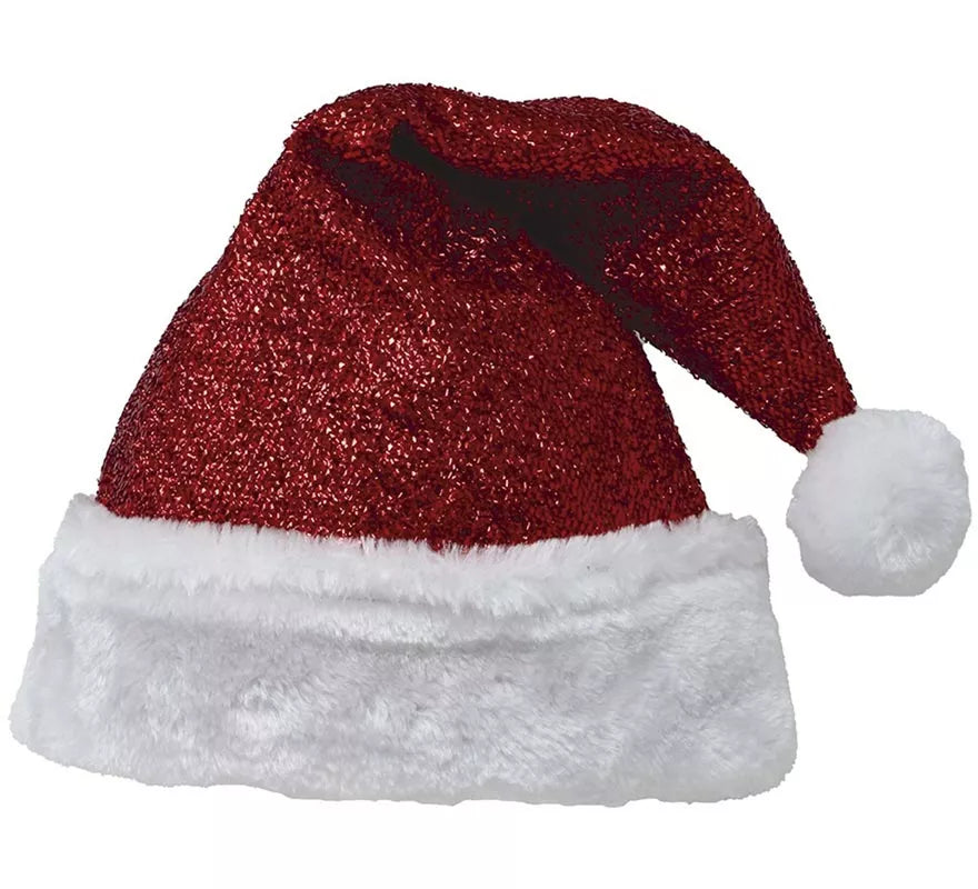 Translation missing: fr.Gorro de Papá Noel brillante de lujo adulto