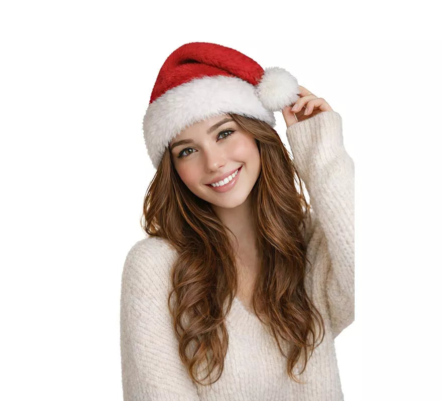Translation missing: fr.Gorro de Papá Noel de Terciopelo rojo